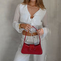 Cherie Bow Bag Red