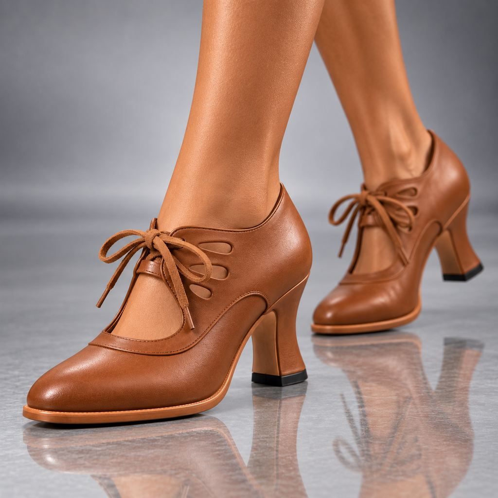Tacones con cordones Audrey